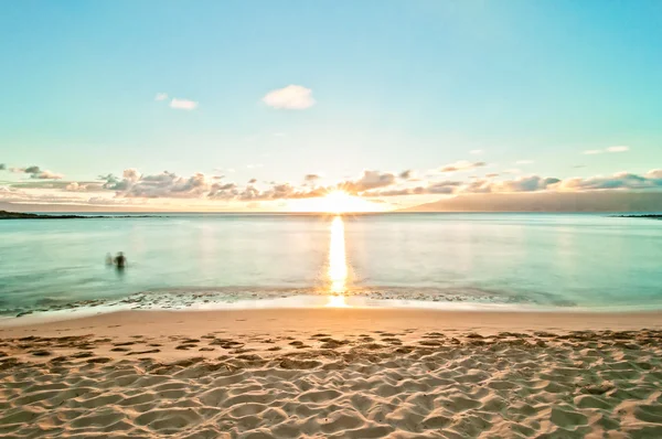 Kaanapali beach, známé turistické destinace v maui, Havaj — Stock fotografie