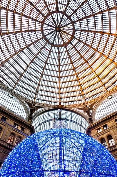 Allmänt galleri Galleria Umberto I i Neapel, Italien — Stockfoto