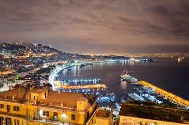 Naples bay görüş Akdeniz - İtalya ile posillipo