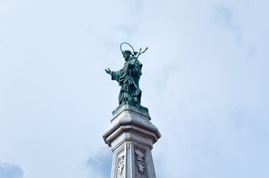Saint dominic heykeli, Napoli, İtalya