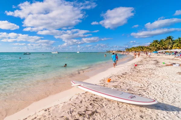 Famous Playa del Norte beach in Isla Mujeres, Mexico — Stock Photo, Image