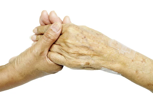 Утешительная рука — стоковое фото