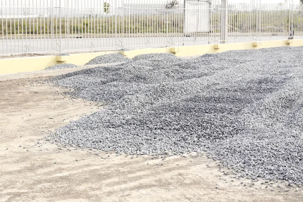 Pile of crushed stone — Stock Photo, Image