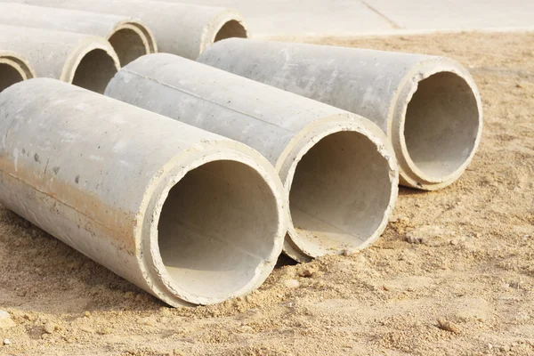 Concrete Drainage Pipe — Stock Photo, Image