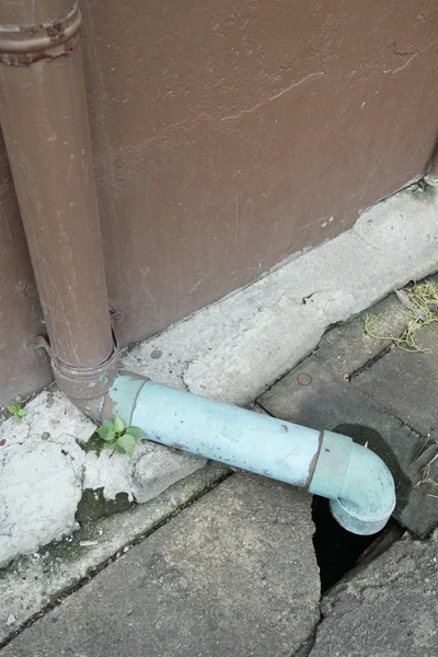 Sewage pipe — Stock Photo, Image