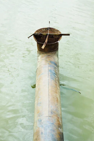 Sewage pipe — Stock Photo, Image