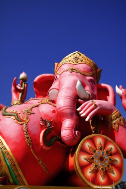 pembe ganesha heykeli