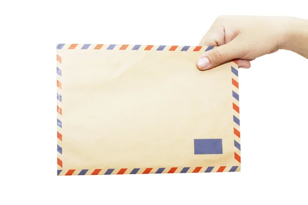 Envelope in the hand — Stock Photo, Image