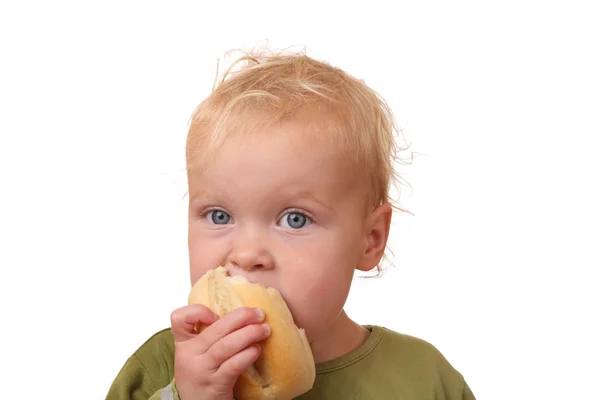 먹는 아이 — 스톡 사진