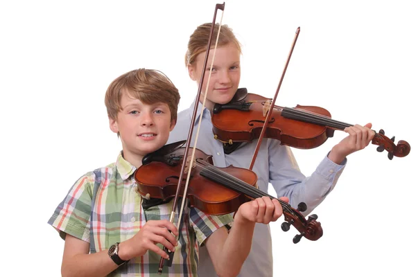 Violin players — Stock Photo, Image