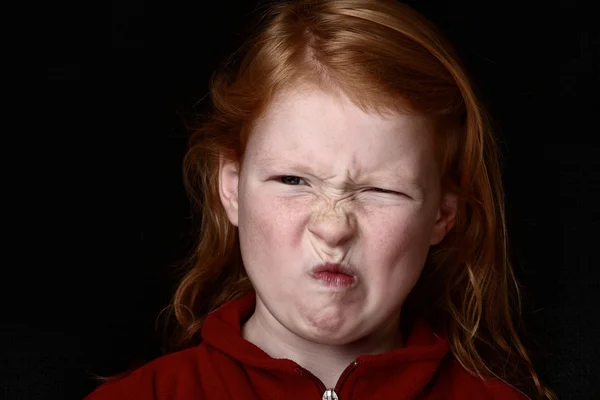 Angry girl — Stock Photo, Image