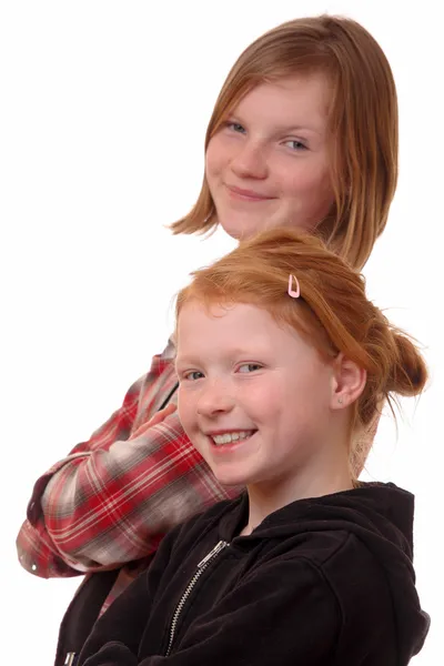 Twee meisjes — Stockfoto