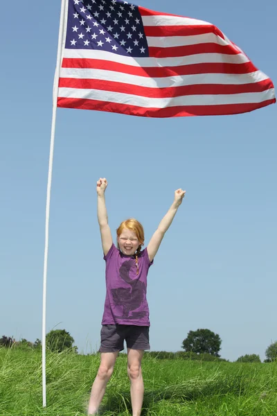 Amerikanisches Mädchen — Stockfoto