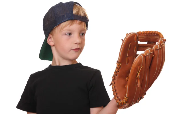 Baseball pojke — Stockfoto