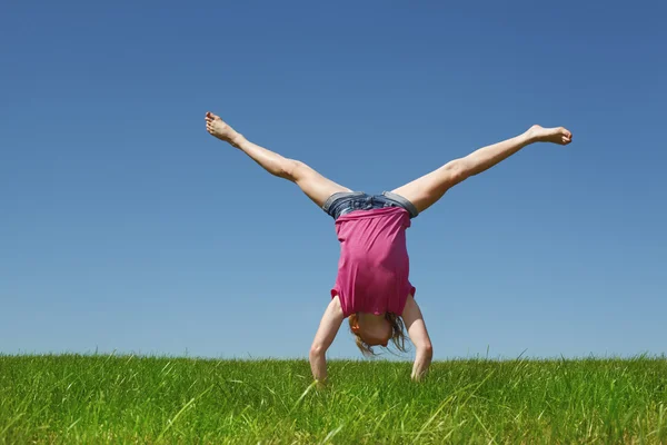 Handstand — Fotografie, imagine de stoc