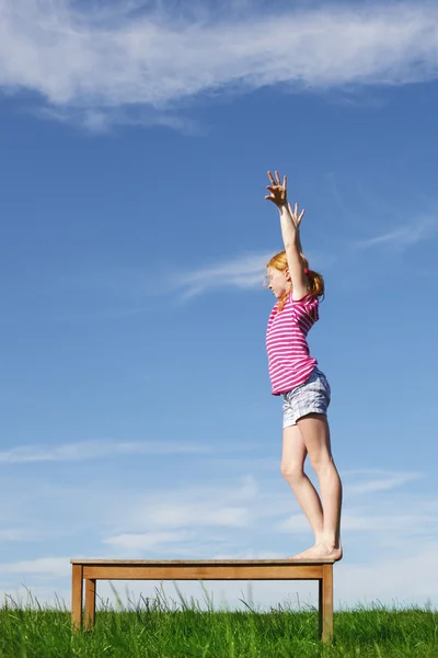 Relaxed girl — Stock Photo, Image