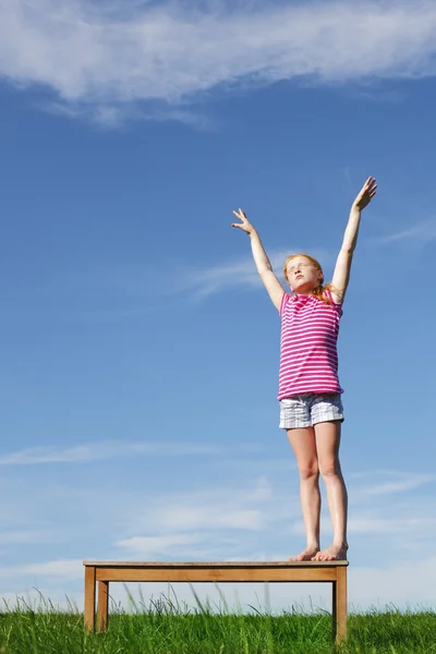 Relaxed girl — Stock Photo, Image