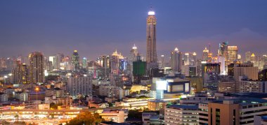 Hava bangkok silueti