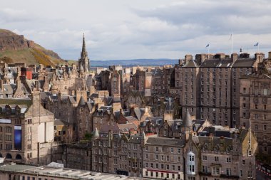 edinburgh silüetini bina