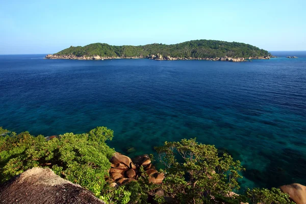 Vue aérienne de l'île — Photo