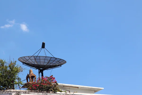 Perspective of Big Satellite Dish antenna — Stock Photo, Image