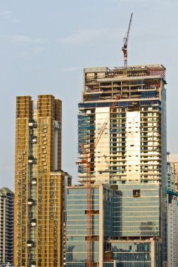 kyscraper ofis Kulesi inşaatı bangkok Tayland