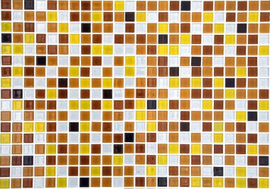 Seramik mozaik altın arka plan