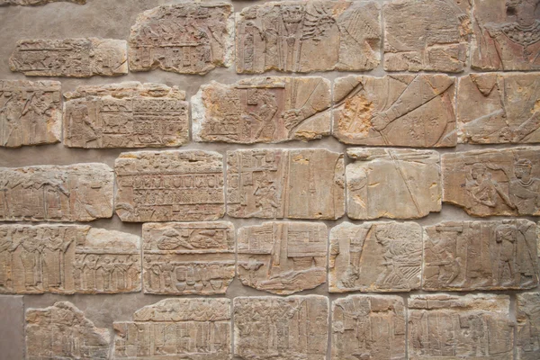 Egytian цегляна стіна — стокове фото
