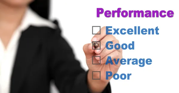 Business performance checklist — Stock Photo, Image