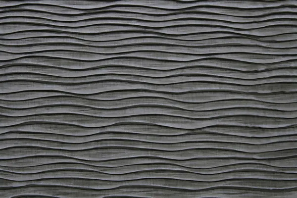 Чорна хвиляста текстура тканини — стокове фото