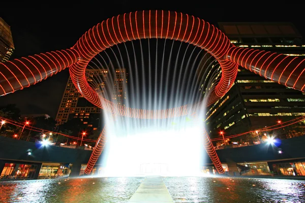 Singapore Fontana della ricchezza — Foto Stock