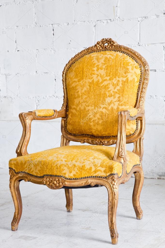 luxury Yellow Armchair