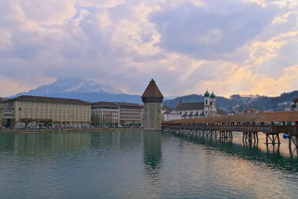 Kaple most v luzern — Stock fotografie