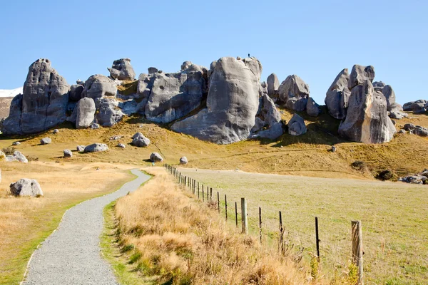 Kasteel heuvel Nieuw Zeeland — Stockfoto