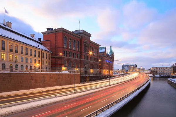 Stockholmer Autobahn Schweden — Stockfoto