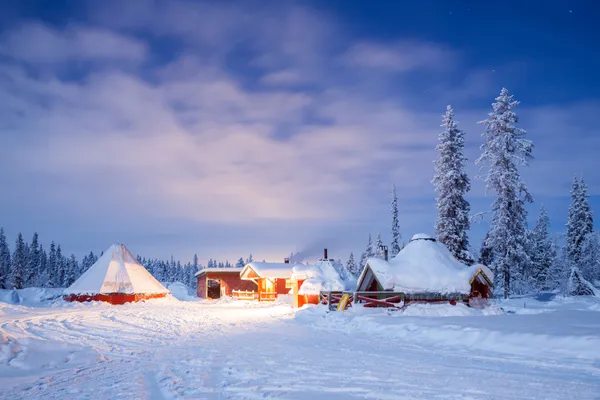 Paesaggio invernale — Foto Stock