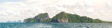 Panorama tropikal andaman sahil