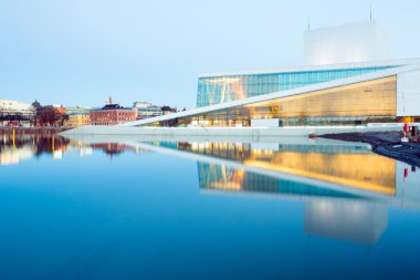 Oslo opera binası Norveç