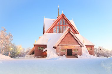 Kiruna katedral kilise İsveç