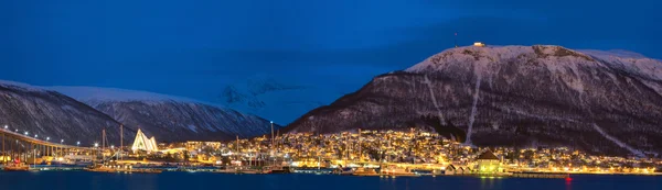 Tromso Panorama Noruega —  Fotos de Stock