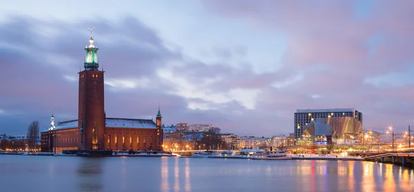 Panorama Stockholm Cityhall — Stok fotoğraf