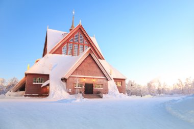 Kiruna katedral kilise İsveç