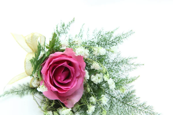 Rosa natural rosa corsage — Fotografia de Stock