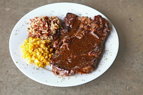 New York-i marha Steak — Stock Fotó