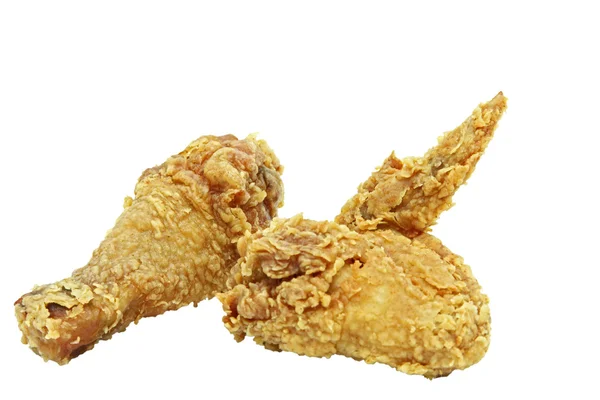 Crispy and spicy fried chicken wing and drumstick — Stock Photo, Image