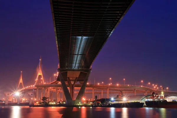 Landskap av industriella ring bridge eller mega bridge — Stockfoto