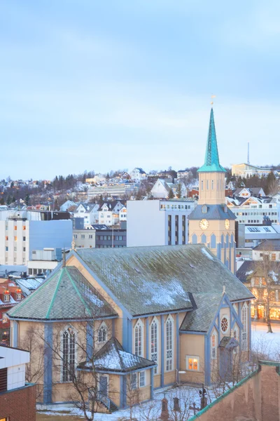 Katedra kościół Tromso — Zdjęcie stockowe