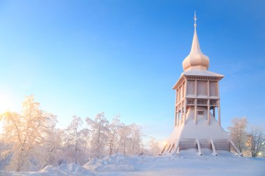 Kiruna katedral kilise anıt İsveç