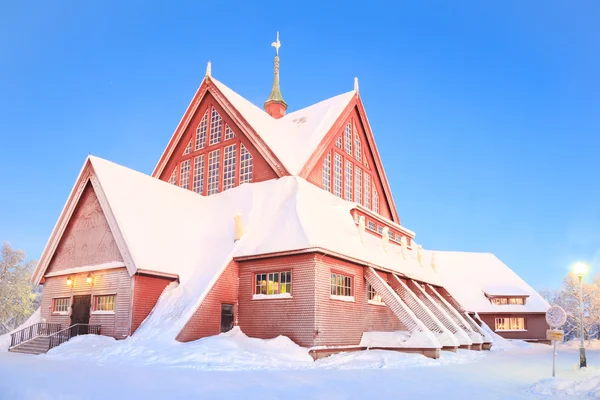 Iglesia Kiruna Laponia Suecia —  Fotos de Stock