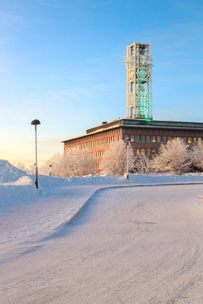 Kiruna stadhuis Zweden — Stockfoto